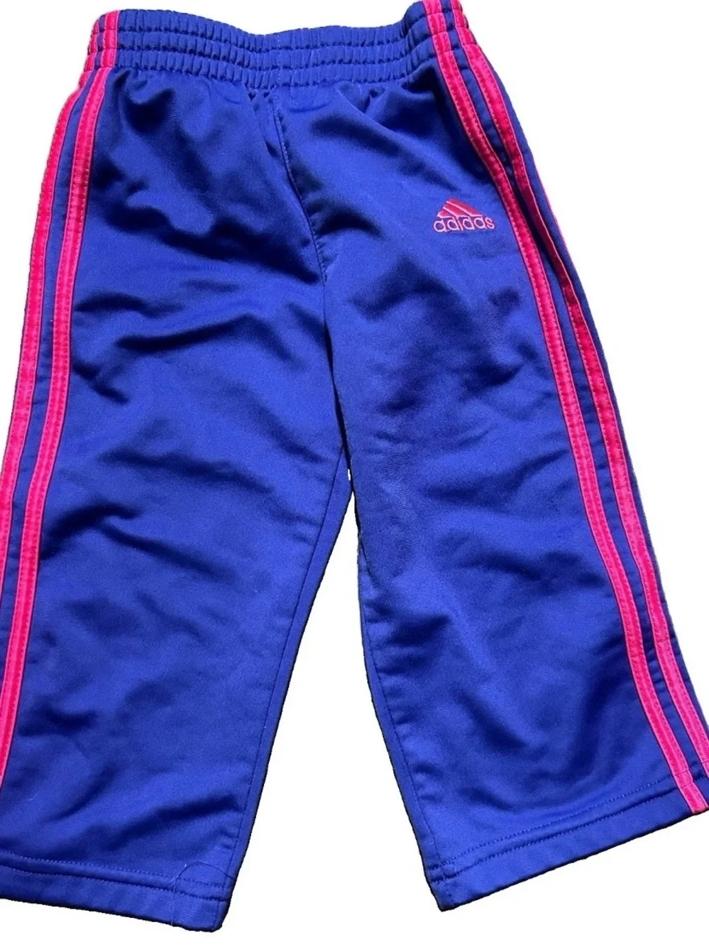 Toddler Girl Adidas Matching Set Track Jacket Sweatpants Size 12-18 Months
